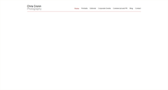Desktop Screenshot of chriscronin-photography.co.uk